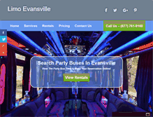 Tablet Screenshot of limoevansville.com